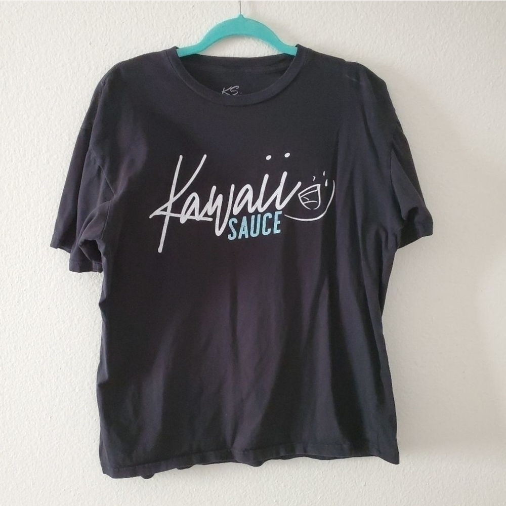 Kawaii sauce tee shirt size large. More measurements in photos. Like new shirt.